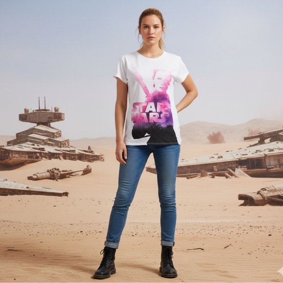 Her Universe Limited Edition Star Wars ‘Rey’ T-shirt - Size XL - Picture 1 of 13